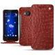 Funda de piel HTC U11 - Autruche ciliegia