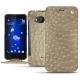 Custodia in pelle HTC U11 - Autruche desert
