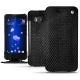 Custodia in pelle HTC U11 - Serpent nero