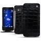 가죽 커버 HTC U11 - Crocodile nero