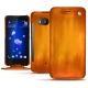 Custodia in pelle HTC U11 - Orange Patine