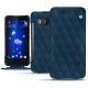 Lederschutzhülle HTC U11 - Blu mediterran - Couture