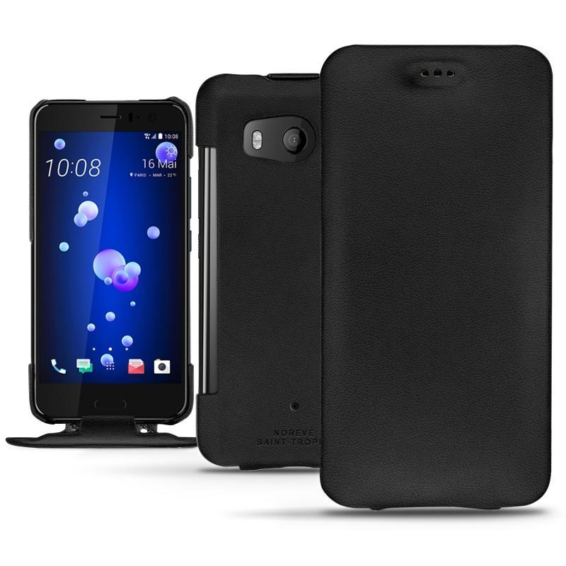 Lederschutzhülle HTC U11 - Noir PU