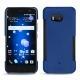 Coque cuir HTC U11 - Bleu océan PU