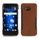 Custodia in pelle HTC U11 - Marron PU