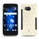 Capa em pele HTC U11 - Blanc - Couture ( Bologna - White ) 