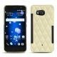 Custodia in pelle HTC U11 - Ivoire - Couture ( Sleek P C12 - White ) 