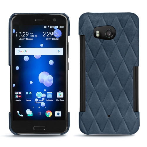 HTC U11 leather caseJean vintage - Couture ( Pantone #2f414f  ) 