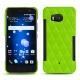 Capa em pele HTC U11 - Vert fluo - Couture