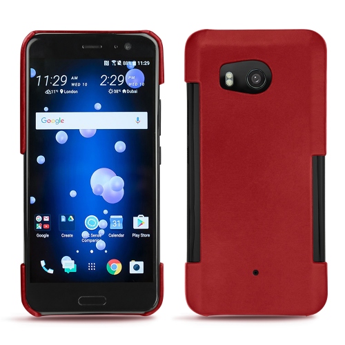 Funda de piel HTC U11Rouge ( Nappa - Pantone #d50032 ) 