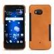 Coque cuir HTC U11 - Mandarine vintage ( Pantone 165C ) 