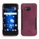 Custodia in pelle HTC U11 - Prune vintage ( Pantone 512C ) 