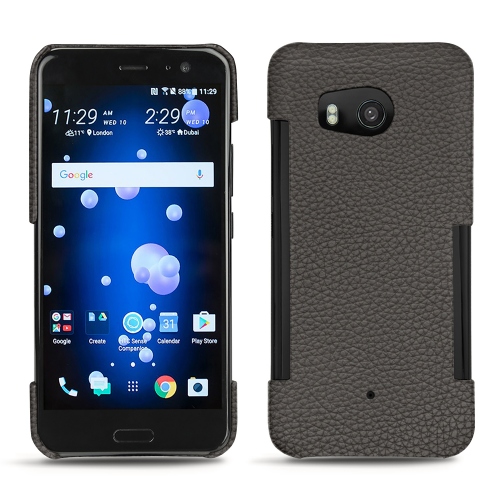 Funda de piel HTC U11Anthracite ( Pantone #41403c ) 