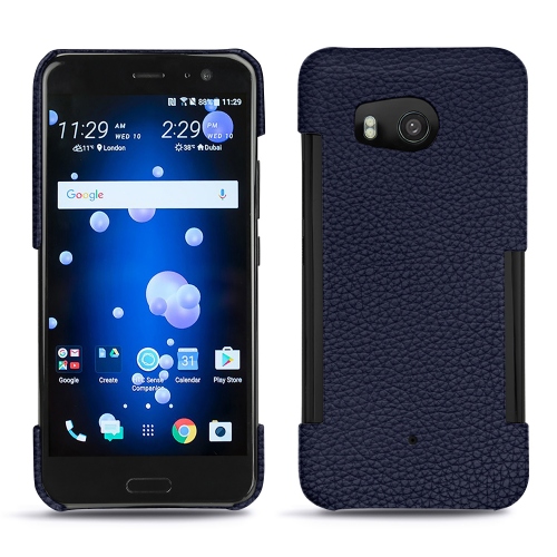 Capa em pele HTC U11Cobalt ( Pantone #2b253f ) 