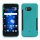 Custodia in pelle HTC U11 - Bleu fluo