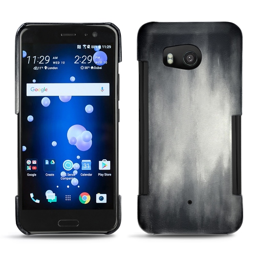 レザーケース HTC U11Gris Patine