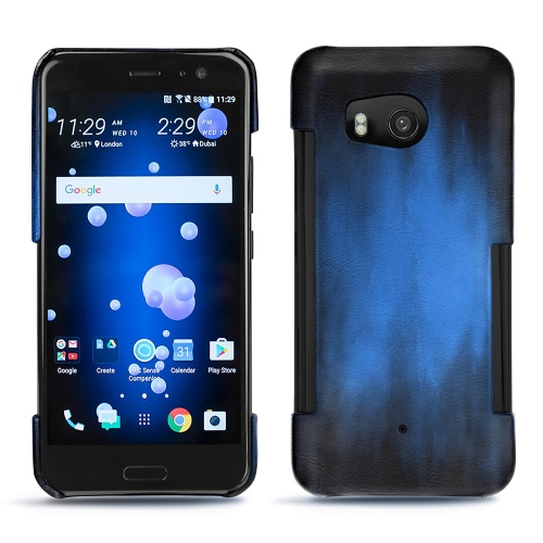 Lederschutzhülle HTC U11Bleu Patine