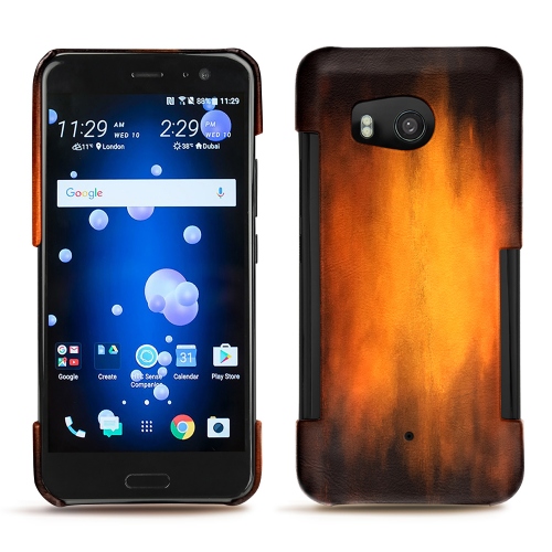Funda de piel HTC U11Fauve Patine