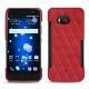 Lederschutzhülle HTC U11 - Rouge troupelenc - Couture