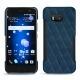 Capa em pele HTC U11 - Blu mediterran - Couture