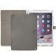 Apple iPad Pro 12" leather case - Acier vintage ( Pantone 403C ) 