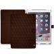 Apple iPad Pro 12" leather case - Châtaigne - Couture ( Pantone 476C ) 
