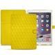 Apple iPad Pro 12" leather case - Jaune fluo - Couture