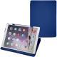 Apple iPad Pro 12" leather case - Bleu Océan PU