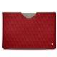 Pochette cuir Microsoft Surface Pro (2017) - Rouge - Couture ( Nappa - Pantone 199C ) 