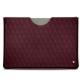 Microsoft Surface Pro (2017) leather pouch - Lie de vin - Couture ( Pantone 5115C ) 