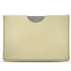 Microsoft Surface Pro (2017) leather pouch - Beige PU