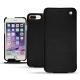 Apple iPhone 7 Plus leather case - Ebène ( Sleek P C12 - Black ) 