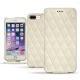 Apple iPhone 7 Plus leather case - Blanc - Couture ( Bologna - White ) 