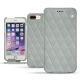 Lederschutzhülle Apple iPhone 7 Plus - Gris - Couture ( Nappa - Pantone W428C ) 
