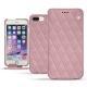 Housse cuir Apple iPhone 7 Plus - Rose - Couture ( Nappa - Pantone 2365C ) 