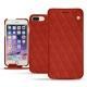 Custodia in pelle Apple iPhone 7 Plus - Papaye - Couture ( Pantone 180C ) 