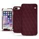 Capa em pele Apple iPhone 7 Plus - Lie de vin - Couture ( Pantone 5115C ) 