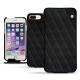 Custodia in pelle Apple iPhone 7 Plus - Negre poudro - Couture