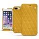Lederschutzhülle Apple iPhone 7 Plus - Jaune soulèu - Couture