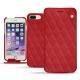 Housse cuir Apple iPhone 7 Plus - Rouge troupelenc - Couture