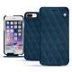 Housse cuir Apple iPhone 7 Plus - Blu mediterran - Couture