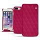 Apple iPhone 7 Plus leather case - Rose fluo - Couture