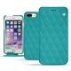 Funda de piel Apple iPhone 7 Plus - Bleu fluo - Couture