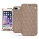 Apple iPhone 7 Plus leather case - Taupe vintage - Couture