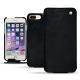 Apple iPhone 7 Plus leather case - Dark vintage ( Roughtcut - Black#5256 ) 