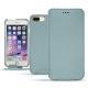 Lederschutzhülle Apple iPhone 7 Plus - Bleu Ciel PU