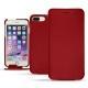 Apple iPhone 7 Plus leather case - Rouge PU