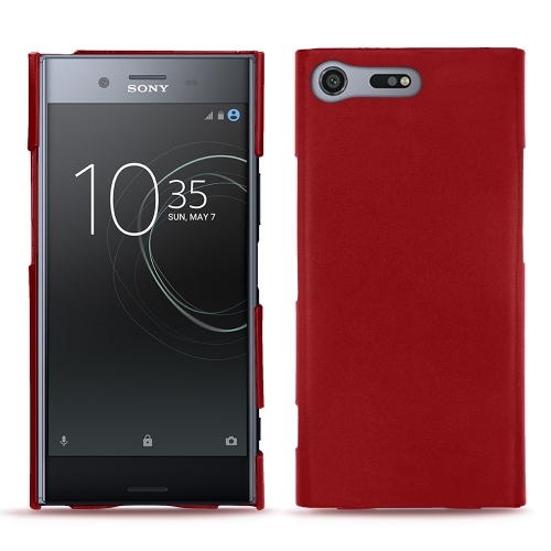 Custodia in pelle Sony Xperia XZ PremiumRouge ( Nappa - Pantone #d50032 ) 