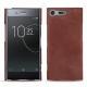Sony Xperia XZ Premium leather cover - Passion vintage ( Glutton - Red ) 