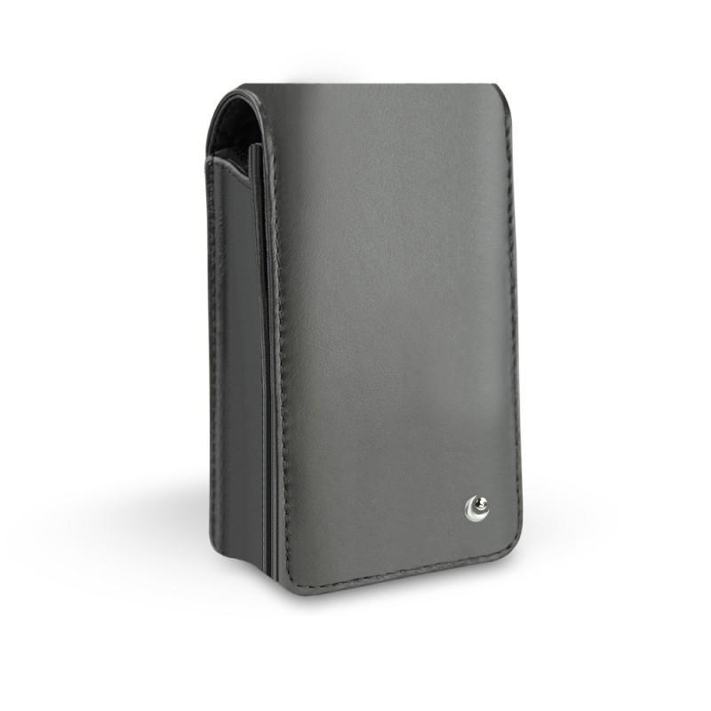 Housse cuir Canon Ixus 860is - 960is - 970is  - Noir ( Nappa - Black ) 